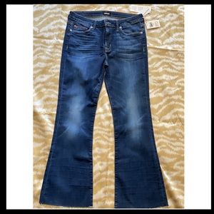 Hudson Mid Rise Cropped Mia Jeans
